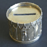 German 800 Martin Mayer Pendant Charm Drum c.1890