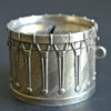 German 800 Martin Mayer Pendant Charm Drum c.1890