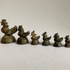 Set of 8 Burmese Antique Bronze Opium Weights - Brahmani Duck - 18th Century.