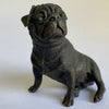 Bronze Pug Sitting