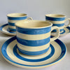 T.G Green Set of 4 Cups and Saucers