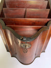 George III Flame Mahogany Serpentine Fronted Knife / Stationery Box c.1780.