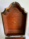 George III Flame Mahogany Serpentine Fronted Knife / Stationery Box c.1780.
