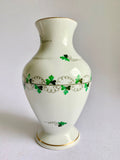 HEREND Porcelain Gold-Rimmed Persil Vase