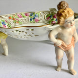 Dresden Porcelain Cherub Bowl c.1918