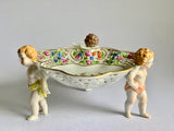 Dresden Porcelain Cherub Bowl c.1918