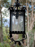 Vintage Wrought Iron Lantern Pendant Lighting
