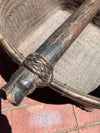 Antique Asian Shoulder Yoke with Woven Baskets