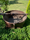 Antique Asian Shoulder Yoke with Woven Baskets