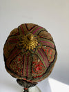 Antique Chinese Embroidered Silk Ceremonial Hat