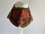 Chinese Textile Yi Minority Embroidered Rooster Hat