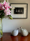 A Vintage Framed Riverina Wool Bale Stencil