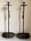Pair of Japanese Bronze Candlesticks c.1900