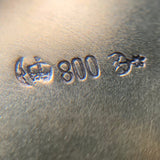 German 800 Martin Mayer Pendant Charm Drum c.1890