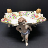 Dresden Porcelain Cherub Bowl c.1918