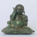Rare Chinese Bronze Drummer Boy - 19th Century