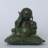 Rare Chinese Bronze Drummer Boy - 19th Century