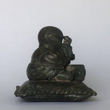 Rare Chinese Bronze Drummer Boy - 19th Century