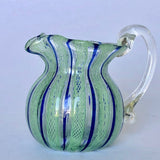 Murano 1950's Zanfirico Lattice Filigree Jug