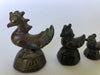 Set of 8 Burmese Antique Bronze Opium Weights - Brahmani Duck - 18th Century.