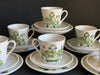 Figgjo 'MARKET' by Turi Gramstad Oliver. Norway, Mid-century 1960's set of 6