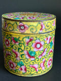Antique Chinese Cloisonné Humidor/Tea Caddy