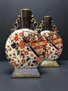 A pair of Victorian Imari Pattern Vases c.1800's