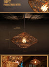 Southeast Asian Hand-Woven Pendant Lamp