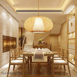 Bamboo Wicker Rattan Lantern Pendant Lights