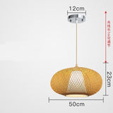 Bamboo Wicker Rattan Lantern Pendant Lights