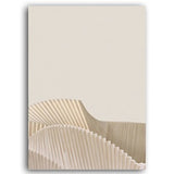 Abstract Scandinavia Geometric Canvas Poster