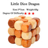 IQ Brain Teaser 3D Wooden Interlocking Burr Puzzles