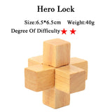 IQ Brain Teaser 3D Wooden Interlocking Burr Puzzles