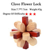 IQ Brain Teaser 3D Wooden Interlocking Burr Puzzles