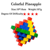 IQ Brain Teaser 3D Wooden Interlocking Burr Puzzles