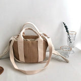 Straw Bags Women Handmade Woven Basket