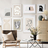 Abstract Scandinavia  Minimalist Canvas  Poster