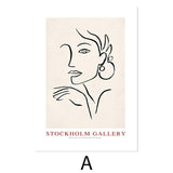 Abstract Scandinavia  Minimalist Canvas  Poster