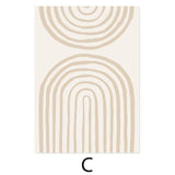 Abstract Scandinavia  Minimalist Canvas  Poster