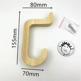 Nordic Wood Clothes Hook