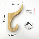 Nordic Wood Clothes Hook