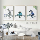Nordic Animal Wall Art Canvas Posters