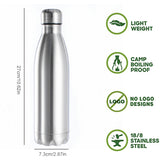 1000ml Sports Stainless Steel Water Bottle