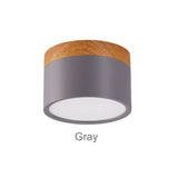 LED Downlight dimmable 5W 7W 9W12W15W Nordic wood modern Led surface mounted ceiling light spotlight, interior decoration light