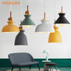 Nordic Macaron wood Pendant Lights