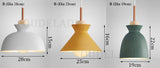 Nordic Macaron wood Pendant Lights