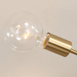 DARHYN Modern chandelier Sputnik lamps semi-embedded ceiling lamp brushed antique gold lighting 6 lights Nordic home decoration