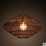 Southeast Asian Hand-Woven Pendant Lamp