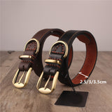 Brown Cow Hide Dog Collar
