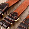 Brown Cow Hide Dog Collar